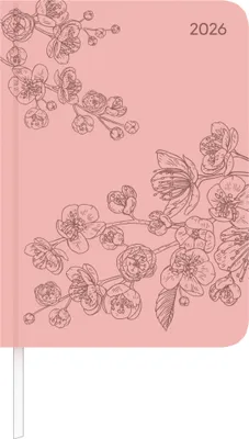 Produktbild von Lady Journal Deluxe Salmon 2026 - Taschen-Kalender A6
