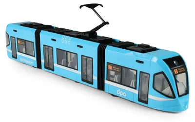 Zdjęcie produktu dla Nowoczesny tramwaj DPO Ostrava niebieski 47 cm