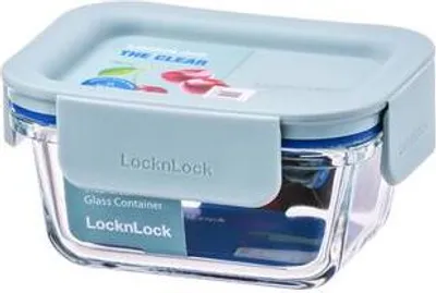 Obrázek produktu pro Dóza "Clear" Obdélníková Borosilkát.skl 160Ml Mint