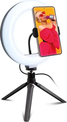 Obrázek produktu pro SBS TESELFIERINGCLIP, LED, Černá, Bílá, USB, 5 V, 20 cm, 200 mm