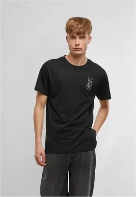 Produktbild von Herren-T-Shirt Mr. Tee Peace Sign Tee, Farbe: Schwarz - Größe: M
