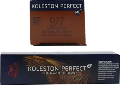 Produktbild von Wella Koleston Perfect Deep Browns 60ml 9/7 Lichtblond Braun