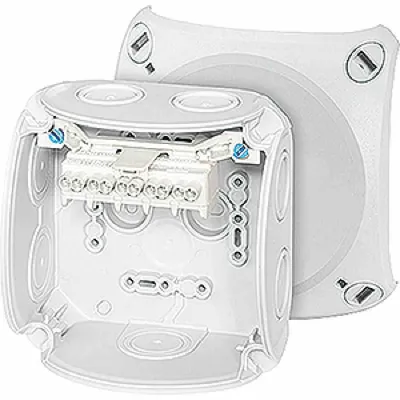 Produktbild von Hensel Kabelabzweigkasten DK 0402 G 1,5-2,5qmm 4qmm 1ph, 5pol. Klemme