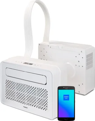 Produktbild von MEDION P502 Smarte Split Klimaanlage (für Wohnwagen Wohnmobil Camping Boot Bus Camper Caravan Mobilheim, inkl. Montagekit, 5000 BTU, Kühlen Entfeuchten und Ventilieren, Schlafmodus, MD37735)