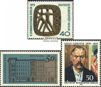 Produktbild von Briefmarken Berlin (West) 1975 Mi 493,508,509 (kompl.Ausg.) postfrisch Gymnaestrada