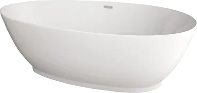 Produktbild von HOME DELUXE - freistehende Badewanne - DELIA, Weiß - Maße: ca. 180 x 90 x 58 cm - Füllmenge: 270 Liter, inkl. Überlaufschutz, Siphon und Verschluss I Spa, für 2 Personen