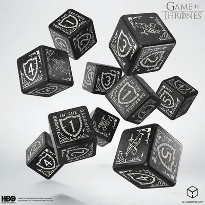 Zdjęcie produktu dla Kości Game of Thrones - Nights Watch (10 szt.)