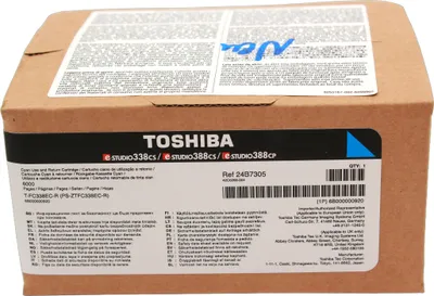Produktbild von TOSHIBA TFC338EC-R - Cyan - Original - Tonerpatrone Use and Return - für e-STUDIO 338CS (6B000000092