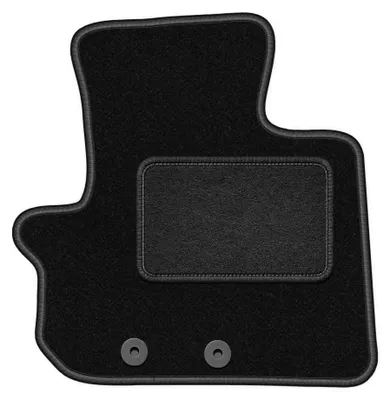 Immagine prodotto di Tappetino guidatore in moquette per Toyota IQ 2009- (hatchback) – 1 pezzo, nero, su misura – Wielganizator LUX