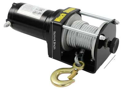 Obrázek produktu pro Elektrický naviják, nosnost 1360 kg, kabelové ovládání, černý