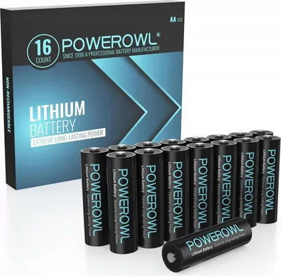 Immagine prodotto di Batterie Powerowl AA (R6), 16 pezzi