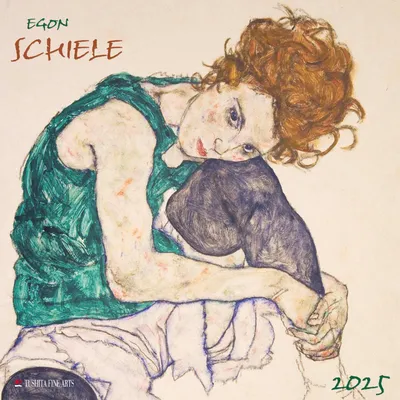Produktbild von Egon Schiele Kunst Wandkalender 2025 30x30 cm 16-Monats-Kalender