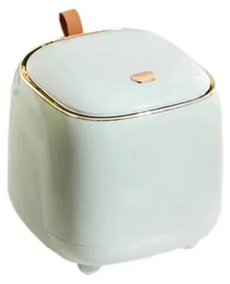 Image de Solidchoice - Petite poubelle avec couvercle, idéale pour le bureau et la cuisine