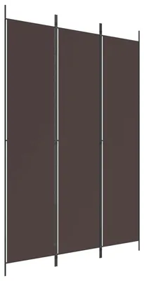 Immagine prodotto di Divisorio a 3 Pannelli Marrone 150x220 cm in Tessuto