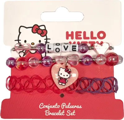 Zdjęcie produktu dla Hello Kitty bransoletka dziecięca biżuteria naszyjnik dla dziewczynek z zawieszką z motywem