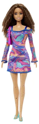 Produktbild von Barbie Fashionistas-Puppe mit gekrepptem Haar und Sommersprossen