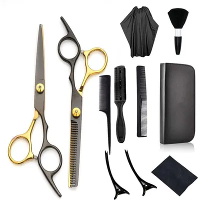 Produktbild von Friseurschere, Friseurzubehörset, Friseurschere mit Friseurumhang