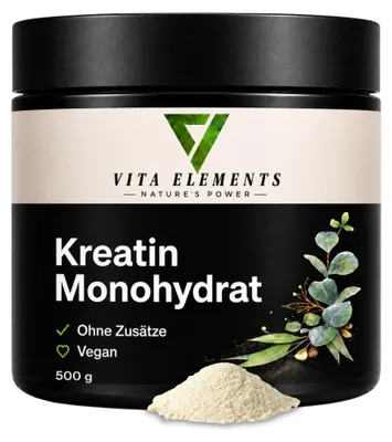 Vita Elements Kreatín Monohydrát, jednotlivé balenie.