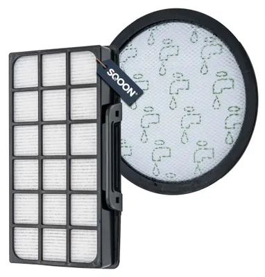 Produktbild von SQOON Staubsaugerfilter passend für Rowenta X-Trem Power Series – Ersatz für ZR006001 – Filterset