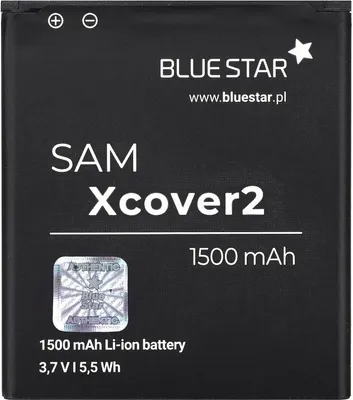 Produktbild von Bluestar Akku Ersatz kompatibel mit Samsung S7710 Galaxy Xcover 2 1500 mAh Austausch Batterie Accu EB484659VU