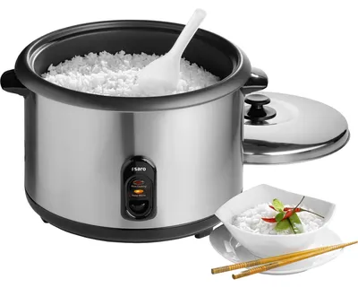 Immagine prodotto di Cuociriso RICO di Saro - acciaio inox lucido, 30 porzioni, rivestimento antiaderente
