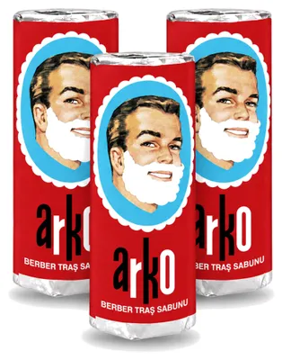Produktbild von 3 x Arko Scheerseife - Pflegt und Schützt die Haut - 75 ml - Vorteilspackung - 3 Stücke