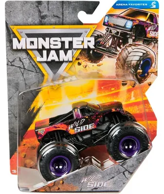Produktbild von Monster Jam 1:64 Single Pack-wild Side Lastwagen   Kinder  One Size