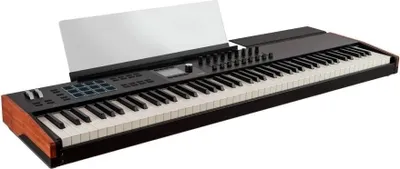 Produktbild von Arturia KeyLab 88 mk3, 88 Schlüssel, Tasten, Drehregler, Schieber, USB, 1295 mm, 323 mm, 113 mm