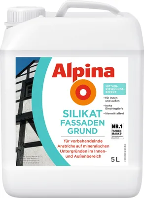 Produktbild von Alpina Silikat Fassadengrund 5 Liter