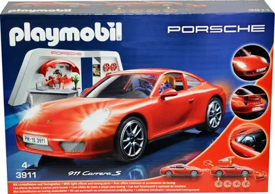 Produktbild von PLAYMOBIL Porsche 911 Carrera S, Auto, Porsche 911 Carrera S, 4 Jahr(e), AAA, Kunststoff, Rot