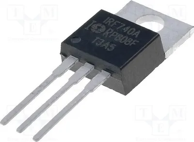 Produktbild von 1x Transistor: N-MOSFET unipolar 125W 6,3A 400V IRF740APBF N-Kanal-Transistoren THT