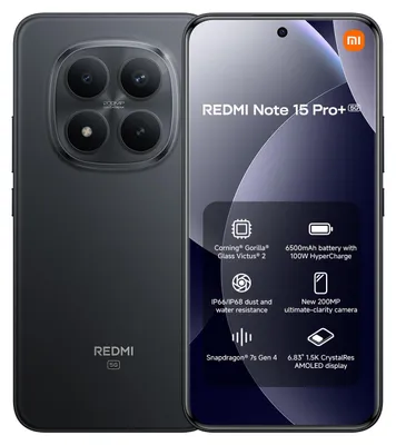 Obrázok produktu pre REDMI Note 15 Pro+ 5G 12/512GB čierna