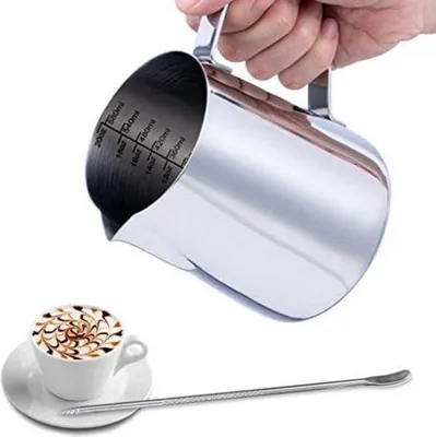 Image de Pot à lait argenté de 600 ml