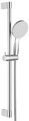 Duschstangenset Edelstahl 75 cm verstellbar Chrom