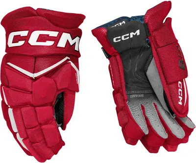 Image de Gants CCM JETSPEED FT8 Senior rouge/blanc 15 pouces