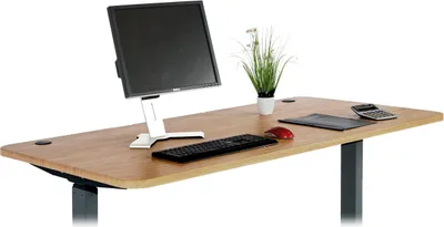 Obrázok produktu pre Stolová doska HWC-D40 pre písacie stoly, stolová doska, 160x80cm Certifikát MVG ~ hnedá štruktúra