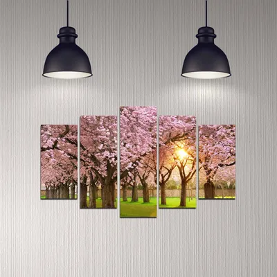 Produktbild von Wallity, 5DMDF- MLD1988, Bunt, Leinwandbilder, 110 x 60 cm, 100% MDF (Dicke: 3 mm)