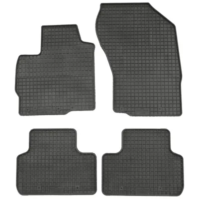 Imagen del producto de Alfombrillas de goma a medida para Peugeot 4008 (a partir de 2012). Alfombrillas de goma para todas las estaciones, neutralizan olores, juego de 4 piezas, color , resistentes a la intemperie y antideslizantes