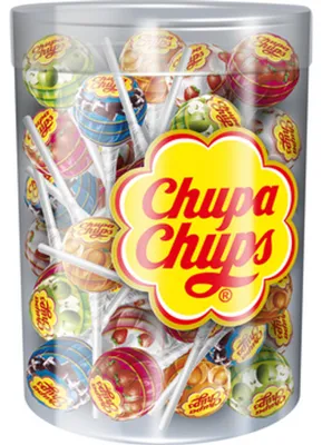 Zdjęcie produktu dla Chupa Chups 8410031912470 Chupa Chups The Best of – lizaki, puszka 50 sztuk (600 g)