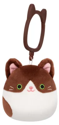 Produktbild von SQUISHMALLOWS Schlüsselanhänger Dunkelbraune Katze - Glaudini