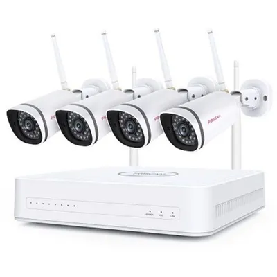 Produktbild von Foscam FN7108W-B4-1T 2MP Full HD WiFi-Sicherheitsset