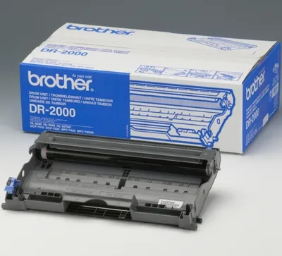 Produktbild von Brother DR2000 printerdrum (geschatte levensduur: 12.000 pagina's) zwart