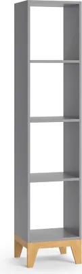 Obrázok produktu pre Vicco detská polička Malia, 35,2 x 159,5 cm, sivá/dub