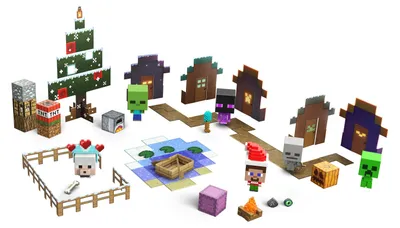 Produktbild von Minecraft Mob Head Minis Advent Calendar