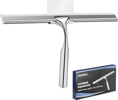 Zdjęcie produktu dla Silikonowy uchwyt prysznicowy ze stali nierdzewnej, szerokość 25 cm, bez konieczności wiercenia, z silikonowym uchwytem, uchwyt prysznicowy, łazienka, uchwyt prysznicowy do ścianki prysznicowej, uchwyt okienny z haczykiem