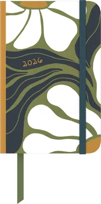 Produktbild von Dominique Vari Blossom - Wochen-Notizkalender klein 2026 - Taschen-Kalender 9x14 cm - mit Verschlussband & Falttasche - Weekly