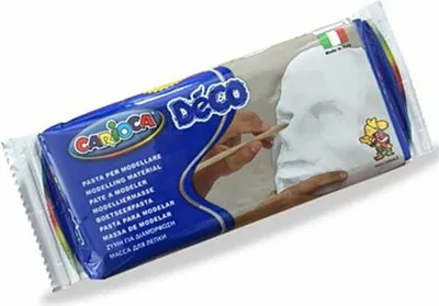 Zdjęcie produktu dla Carioca 30997/31, Glinka do modelowania, Biały, 1 kg, 340 mm, 240 mm, 150 mm