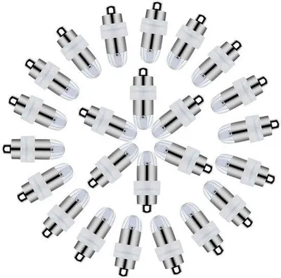 Produktbild von 50 Stück Mini-LED-Lichterketten, warmweiß, batteriebetrieben, für Papierlaternen, Halloween- und Weihnachtsdekoration