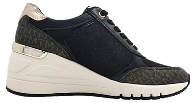 Image de Marco Tozzi Damenschuhe sportlicher Schnürer Schwarz Freizeit