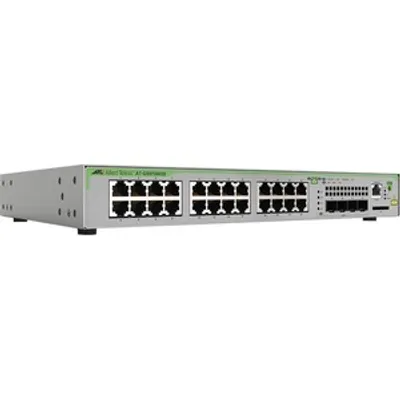 Produktbild von Allied Telesis CentreCOM AT-GS970M/28 - Switch - L3 - managed - 24 x 10/100/1000 + 4 x SFP (mini-GBIC) (Uplink) - Desktop
